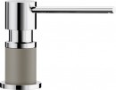 Дозатор жидкого моющего средства LATO хром/серый беж 525816